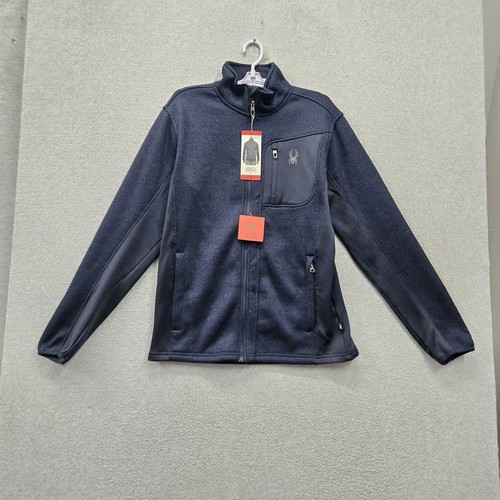 Spyder men jacket blue full - jacket, m